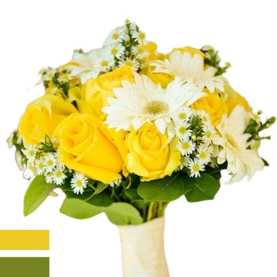 Imagen de ramo con colores análogos