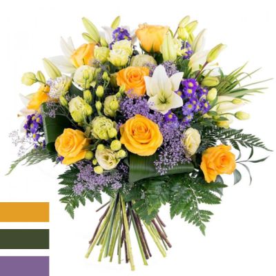 Imagen de ramo en triada de color