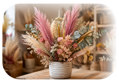 Imagen con ramo de flores secas