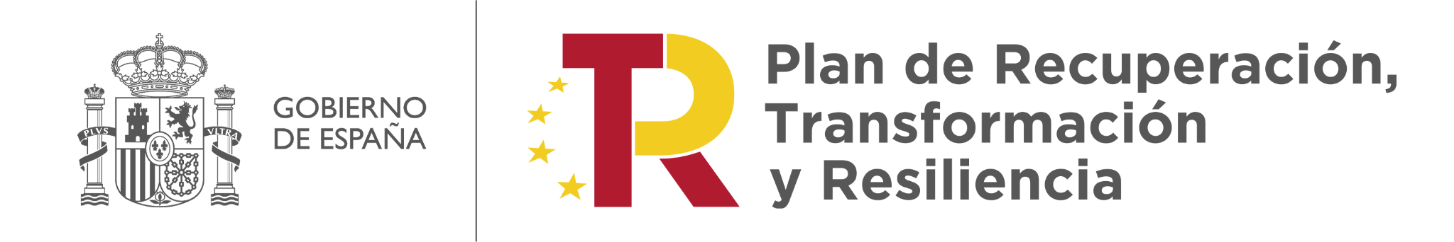 Logotipo Plan de recuperación, transformación y resiliencia